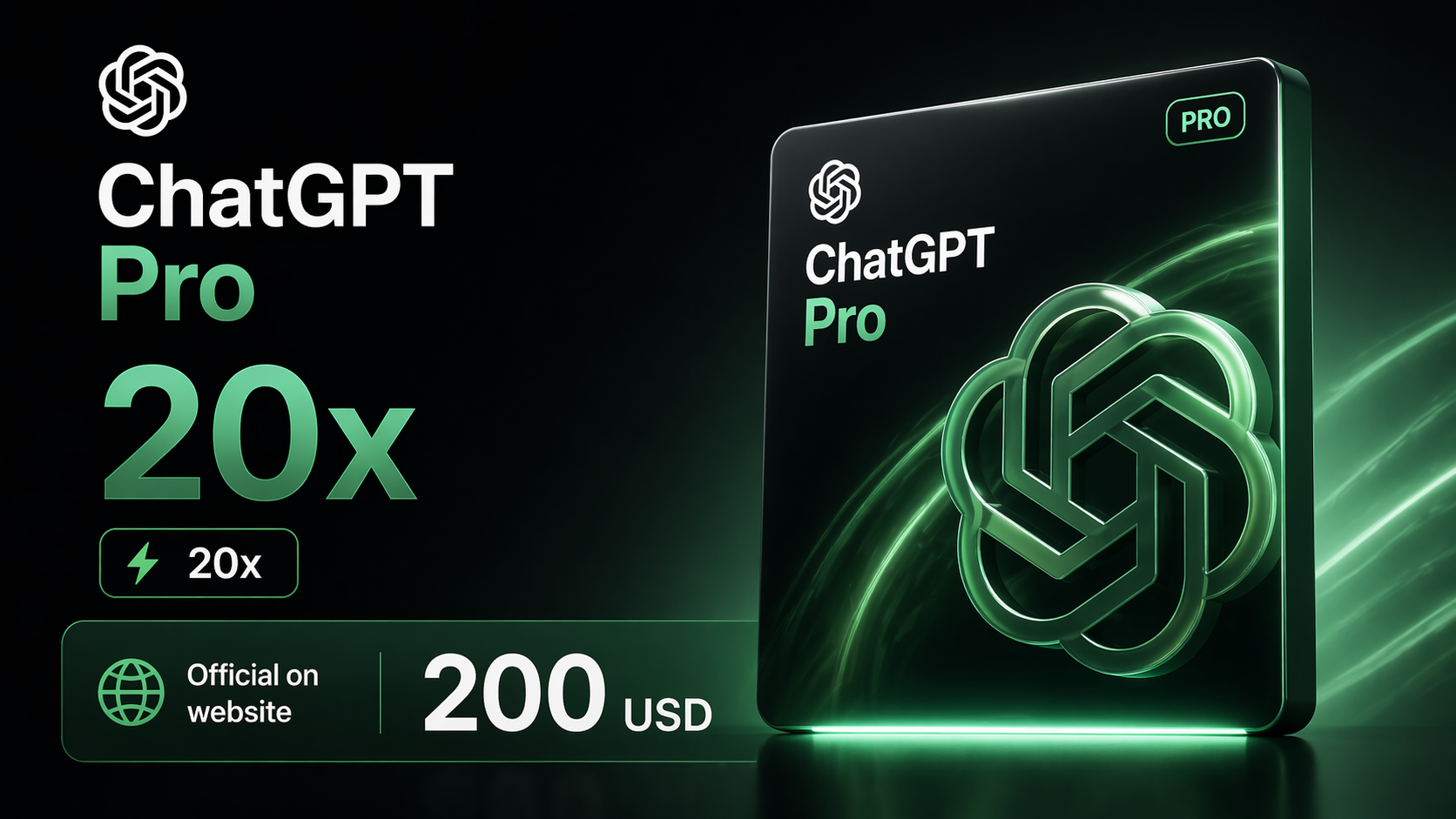 chatGPT PRO Subscribe to a membership for one month