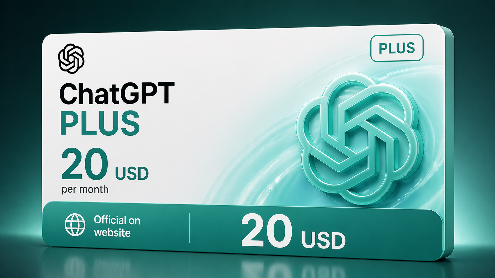chatGPT PLUS Subscribe to a membership for one month